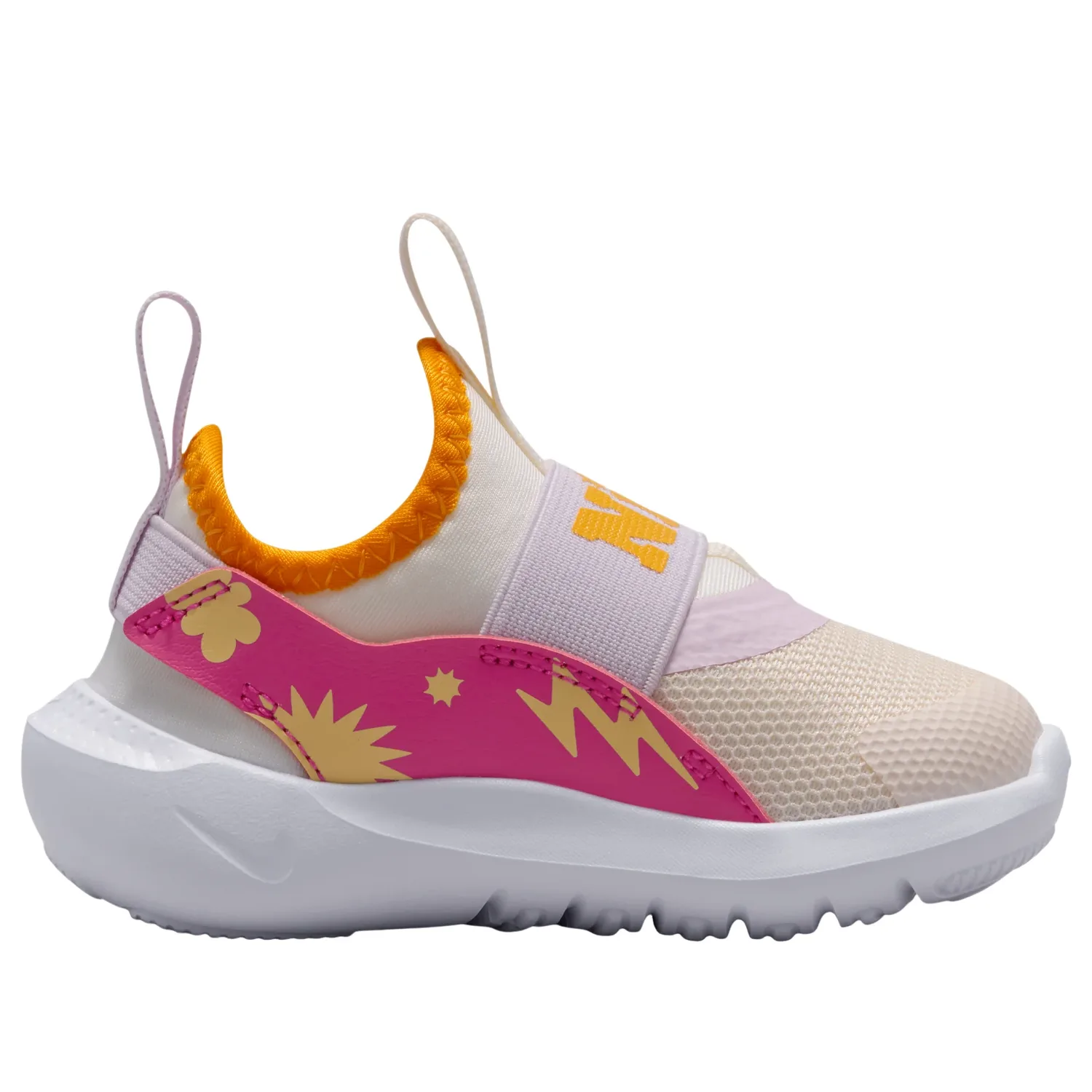 Кроссовки (TD) Nike Flex Runner 4 SE 'Chalk Sundial Tangerine', бежевый — фото 2