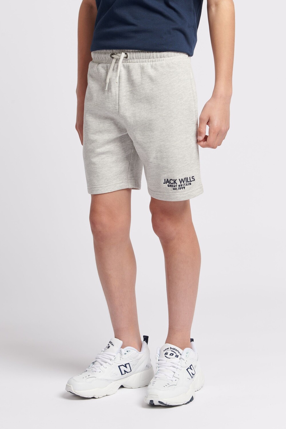 

Шорты хлопка с петлевой спинкой Jack Wills, бежевый