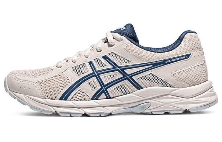 

Кроссовки для бега Gel-Contend 4 женские с низким верхом бежевый/синий Asics
