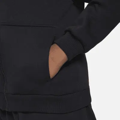 Худи Nike Sportswear Club Fleece, черный/белый — фото 4