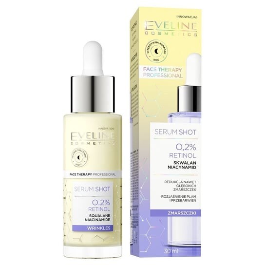 

Средство против морщин - 0,2% ретинол 30 мл Eveline Cosmetics Face Therapy Professional Serum Shot