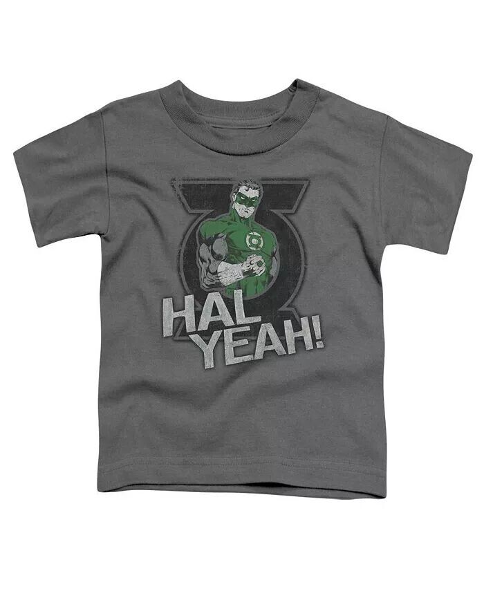

Футболка с коротким рукавом для девочек-малышей Hal Yeah Green Lantern, серый