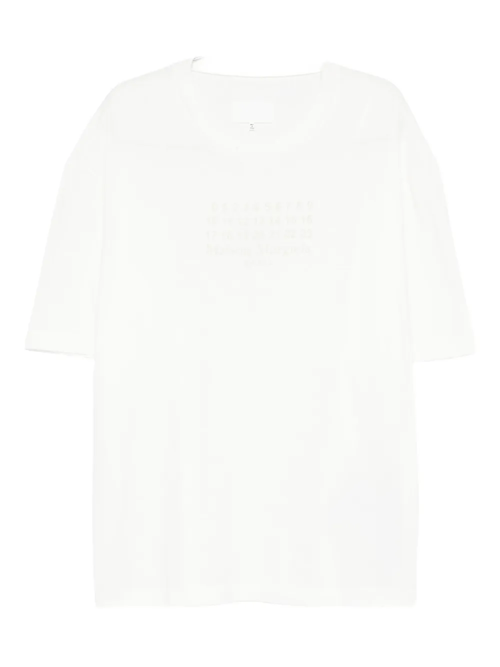 

Футболка с круглым вырезом Maison Margiela, белый