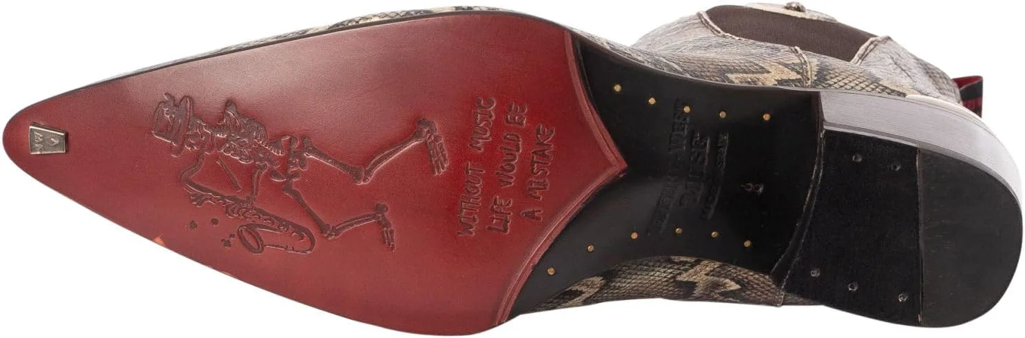 

Мужские кожаные челси-бутсы Jeffery West, коричневые