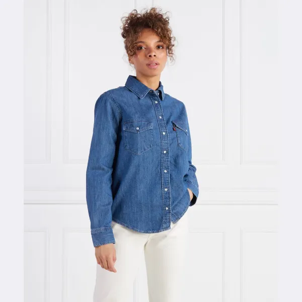 Легендарная рубашка стандартного кроя в стиле вестерн Go Steady 5 Levi'S, синий — фото 2
