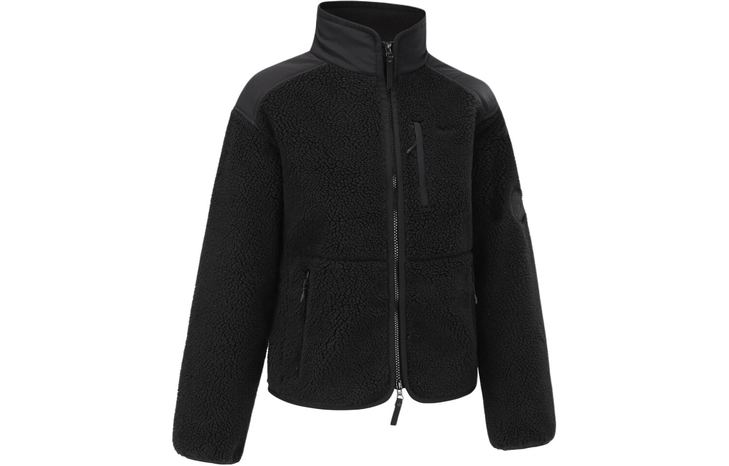 

Бархатная куртка женская черный Decathlon