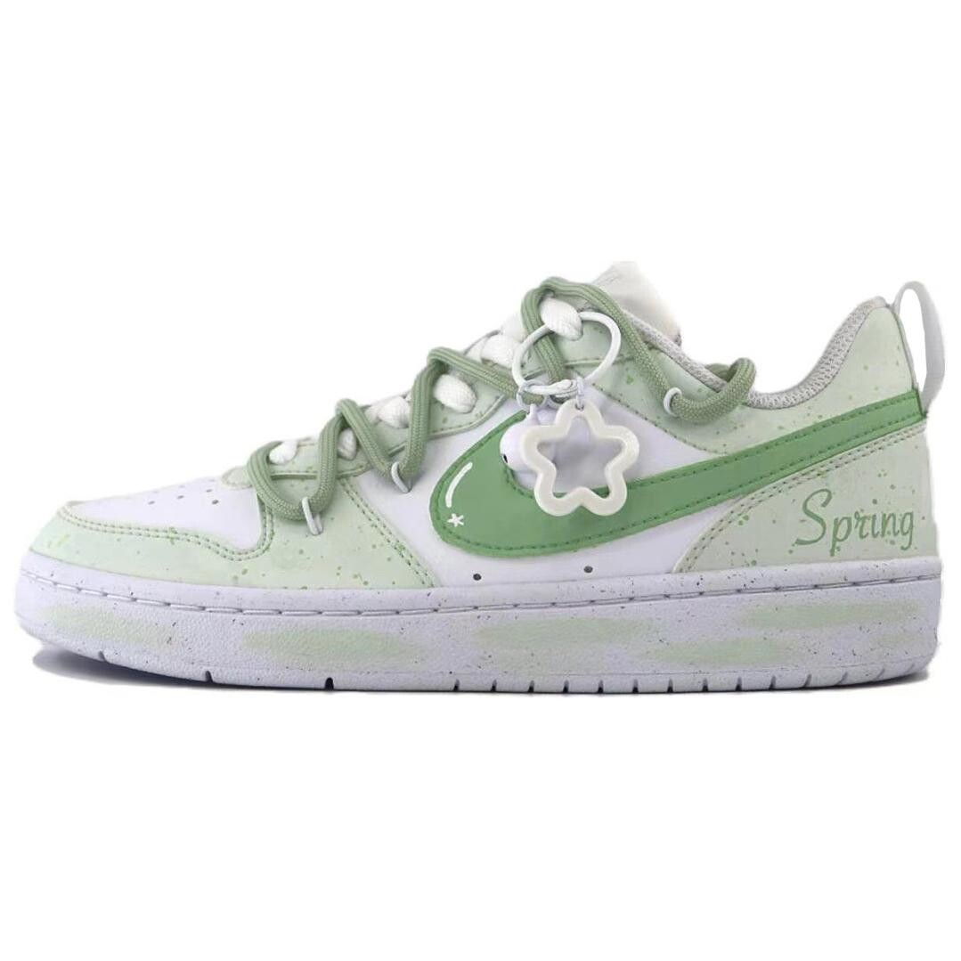 

Кроссовки Nike Court Borough Skateboard Shoes Women's Low-Top White/Green, Зеленый, Кроссовки Nike Court Borough Skateboard Shoes Women's Low-Top White/Green