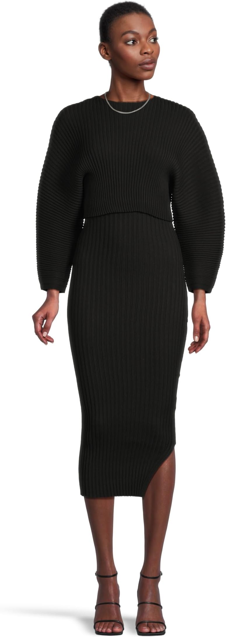

Платье AllSaints Minori Dress, черный