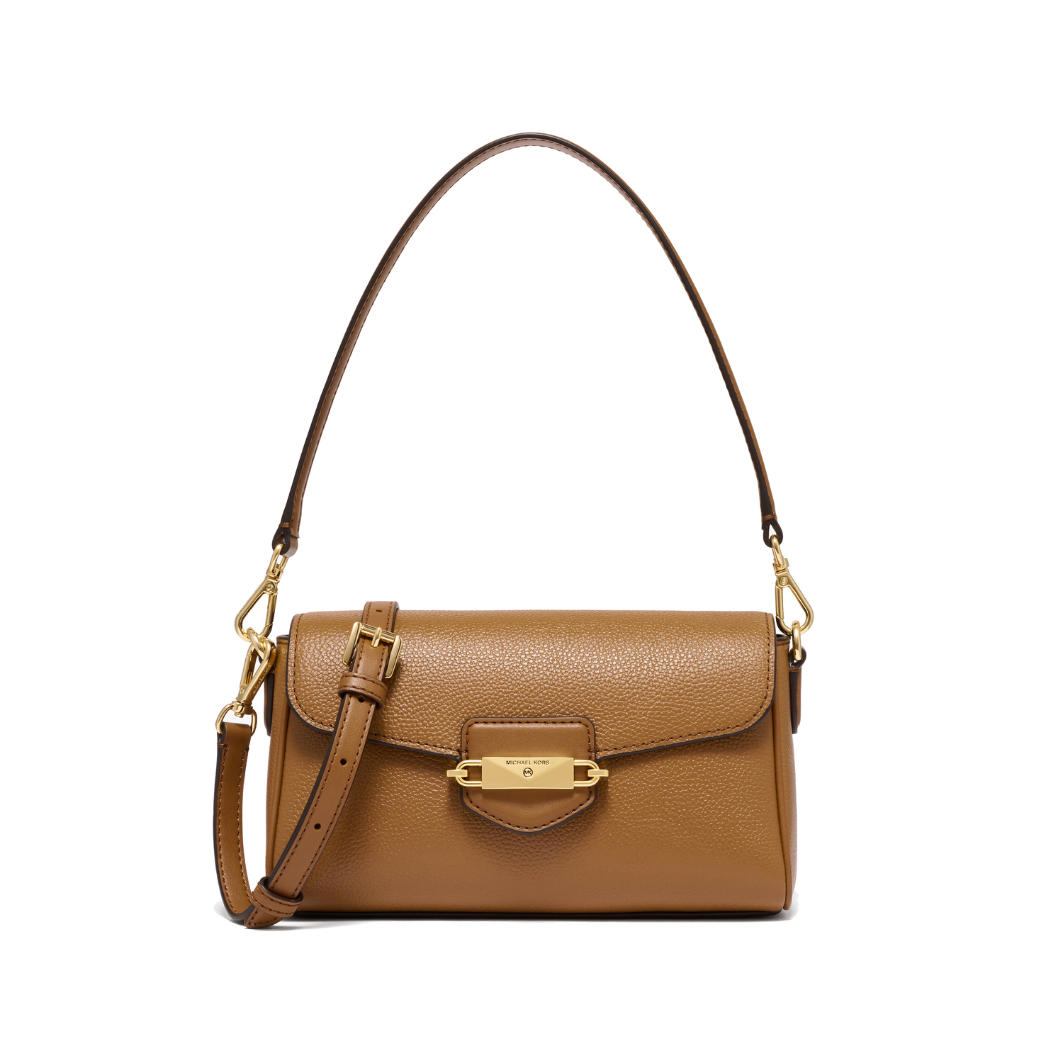 

MICHAEL KORS Женская черная кожаная сумка через плечо малого размера, Leather Brown