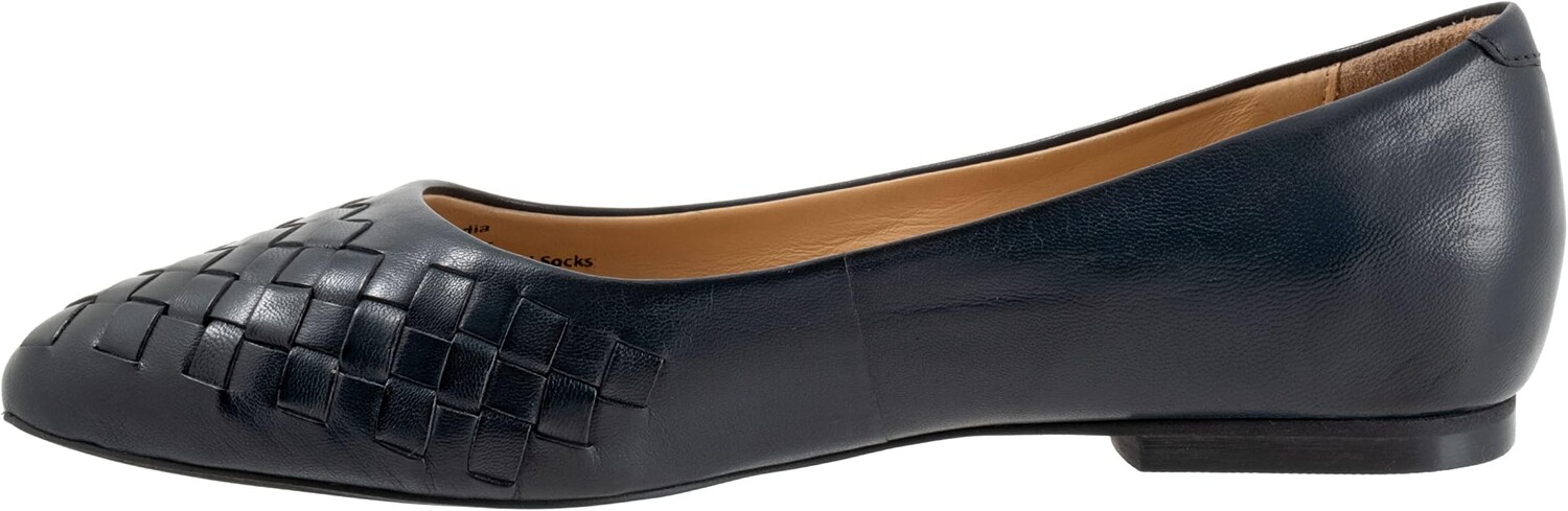 Балетки Estee Woven Trotters, цвет Black Woven Leather — фото 4