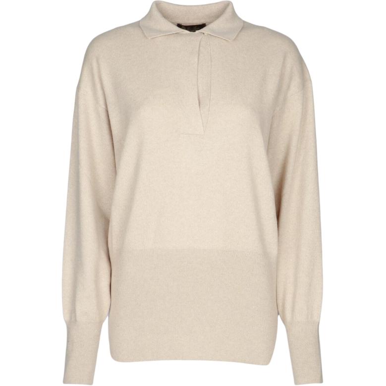 

Вязаный свитер FW25 для женщин Loro Piana, бежевый