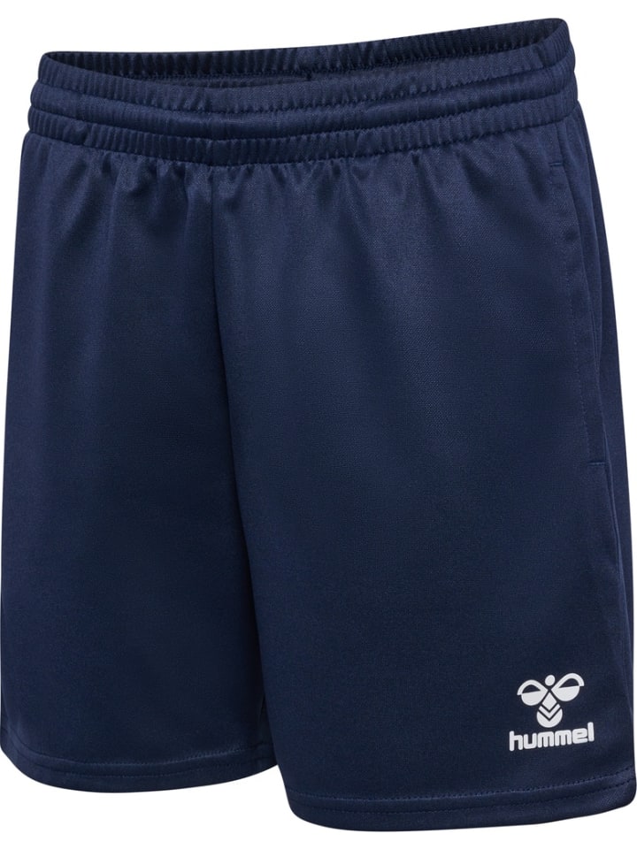 

Детские шорты "Hmlessential Training Shorts Kids" синего цвета Hummel