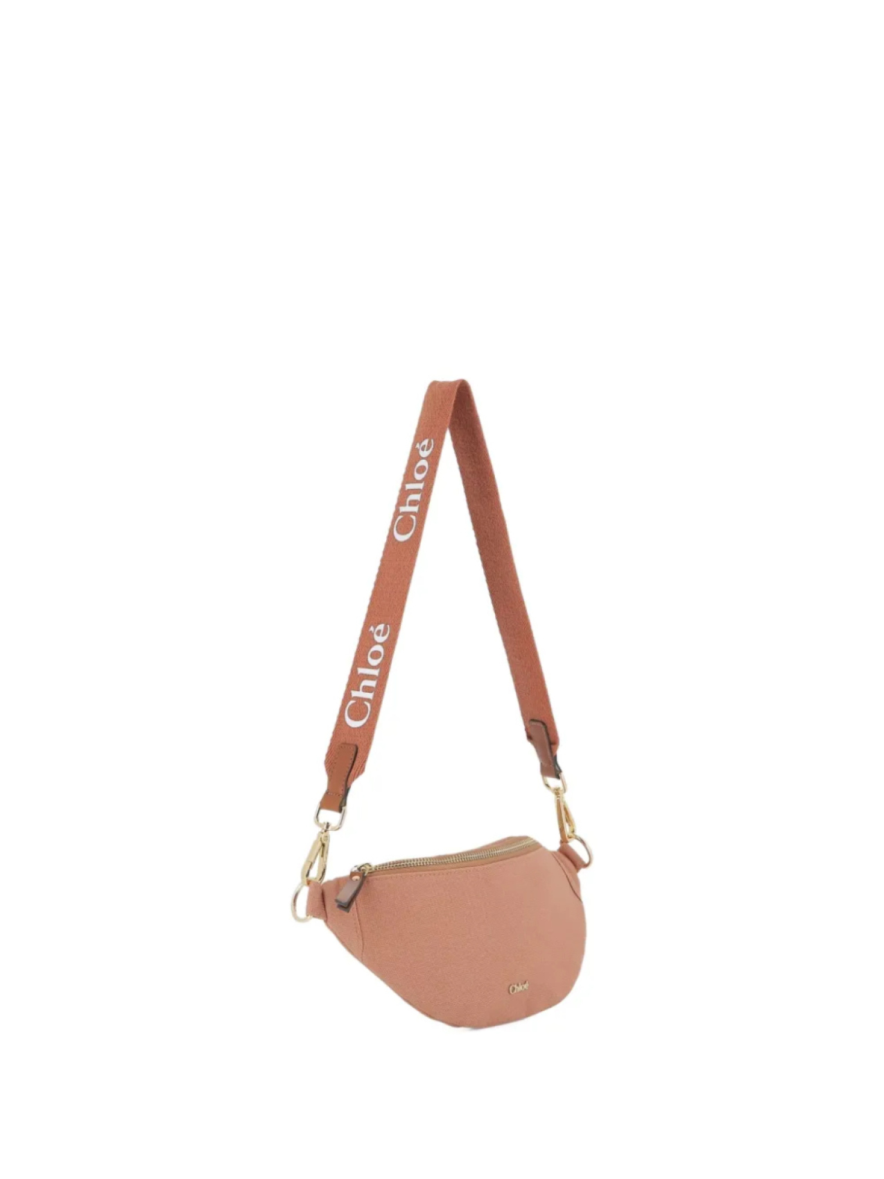 

Chloé Kids поясная сумка с логотипом, оранжевый