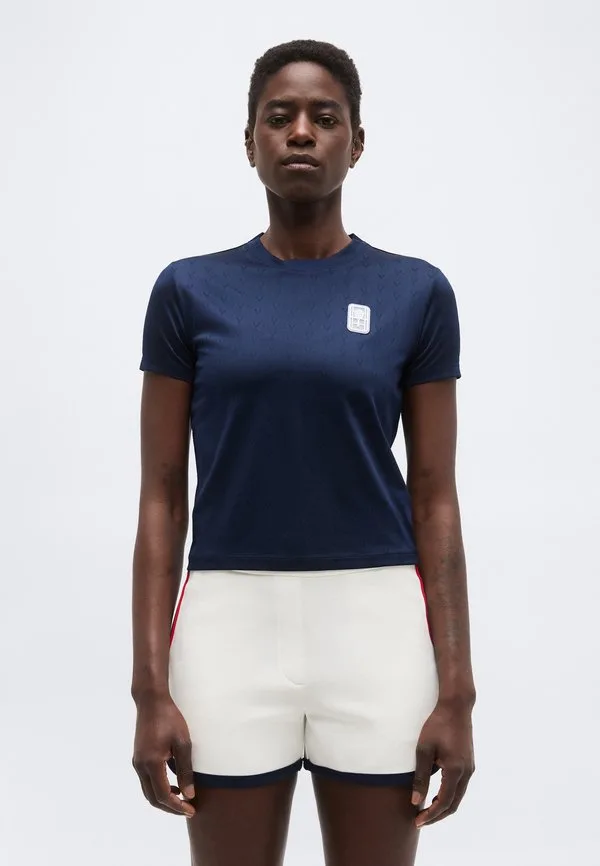 Футболка Lacoste Sport Ретро, Navy Blue