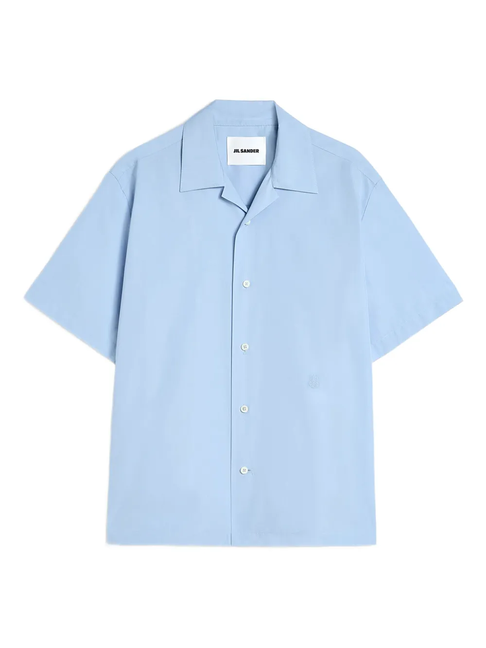 

Рубашка с короткими рукавами Jil Sander, синий