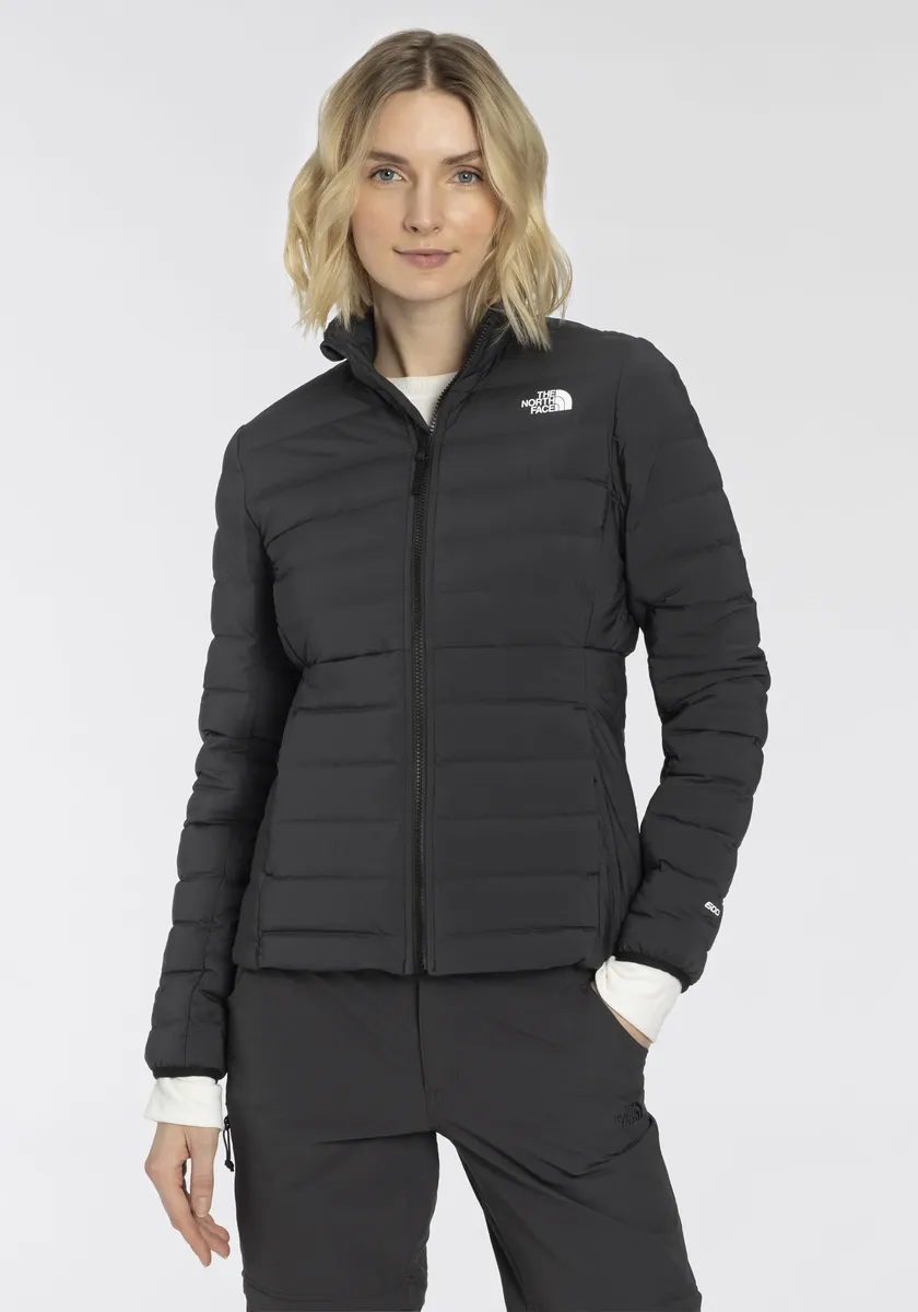 

Пуховик The North Face "W BELLEVIEW STRETCH DOWN JACKET" с логотипом, черный