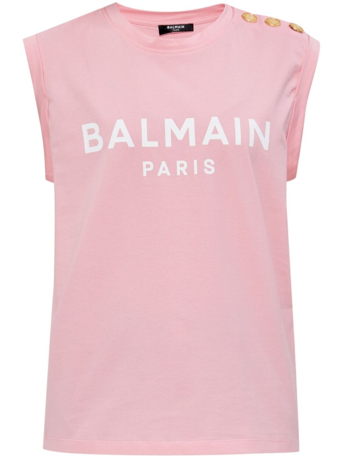 

Майка с логотипом Balmain, розовый