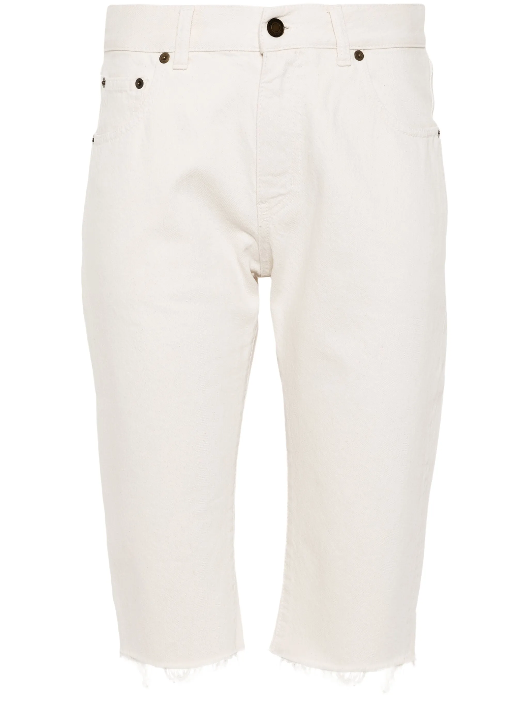 

Джинсовые шорты Saint Laurent, белый