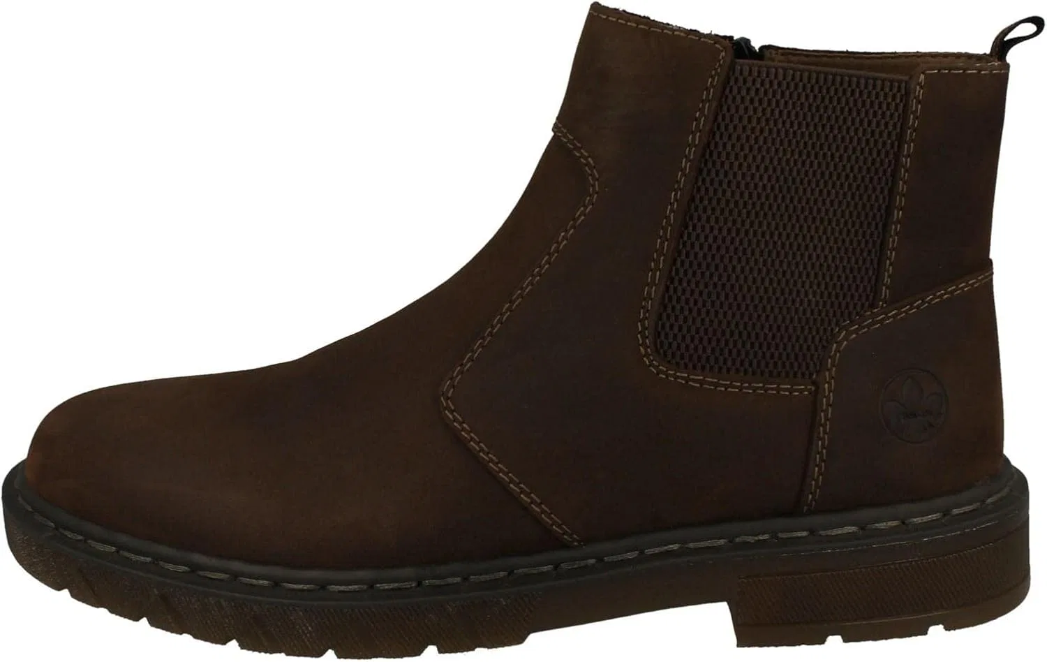 Мужские ботильоны Rieker 31650-23 без шнурков/на молнии с теплой подкладкой, Brown — фото 4