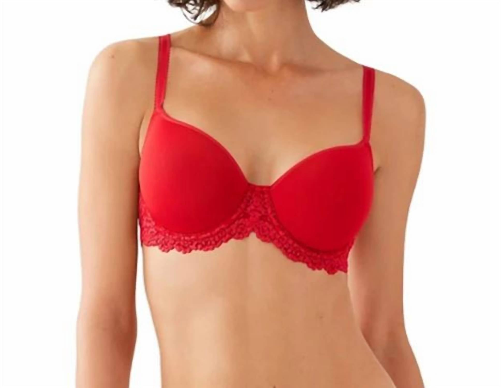 

Кружевной бюстгальтер Embrace Contour в цвете Equestrian Red Wacoal