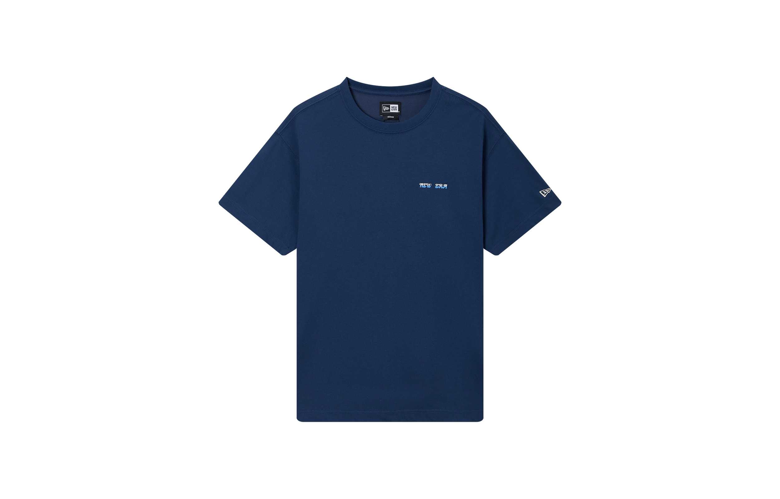 

New Era Футболки унисекс, синие, с круглым вырезом, умеренно прямой крой, Синий, New Era Футболки унисекс, синие, с круглым вырезом, умеренно прямой крой