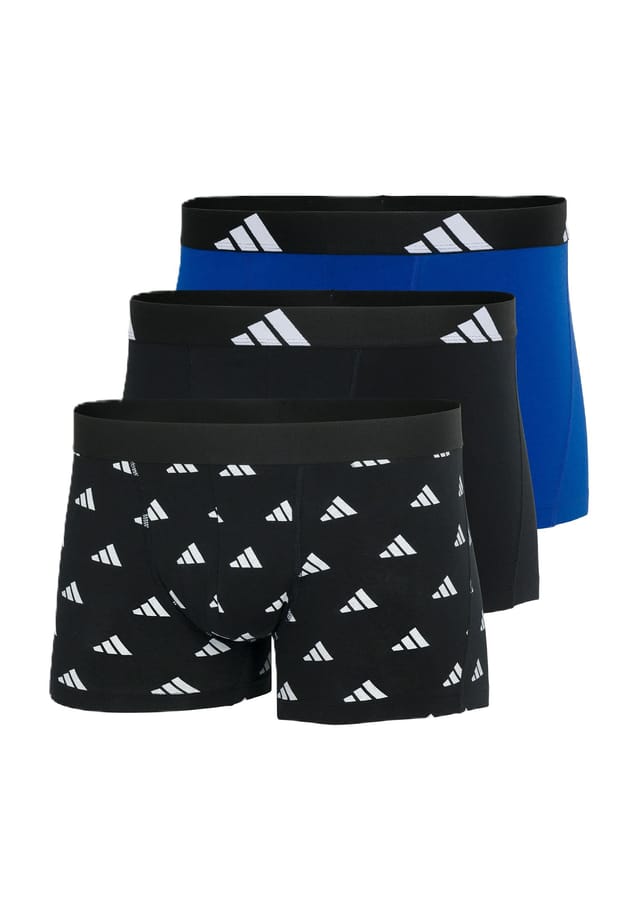 

Короткие хлопковые брюки Active Flex упаковка 3 шт. Adidas, мультиколор