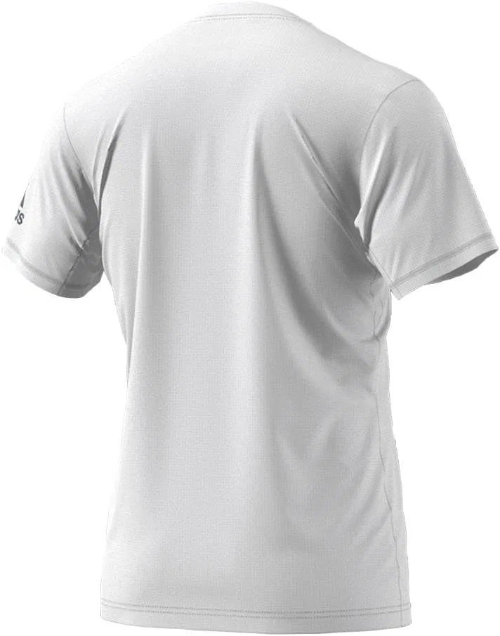 Мужская футболка с V-образным вырезом adidas Climachill, белый — фото 3