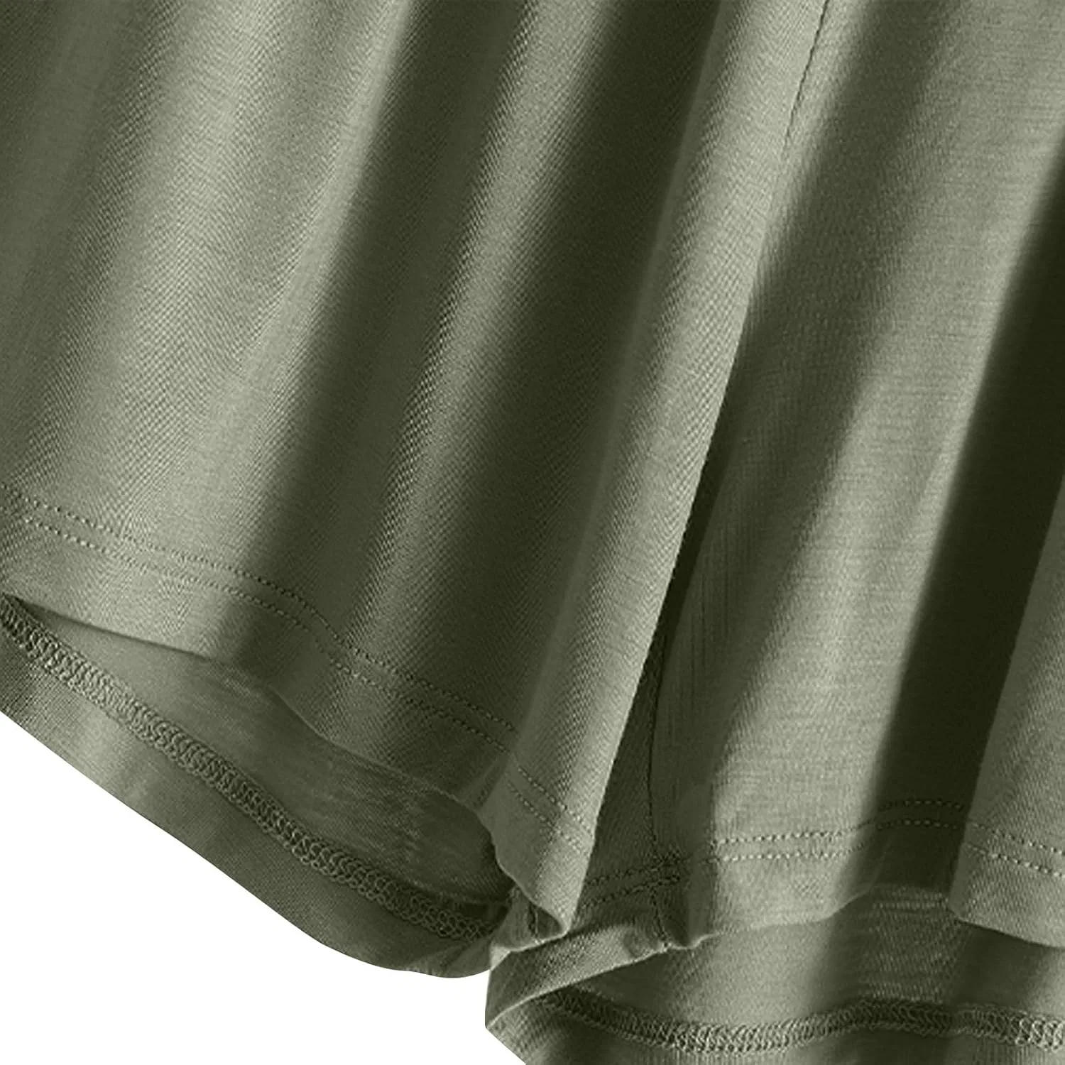 Шорты пижамные женские модальные с эластичным поясом, Generic, A01_army Green — фото 3
