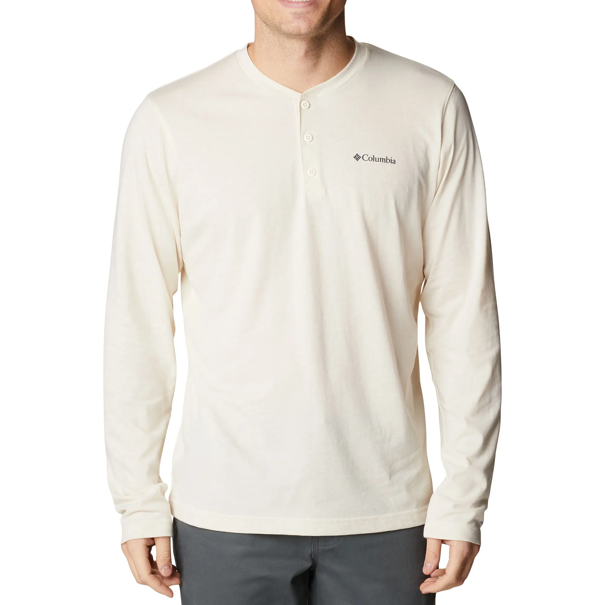 

Мужская рубашка с длинным рукавом Thistletown Hills Henley Columbia, Chalk Heather