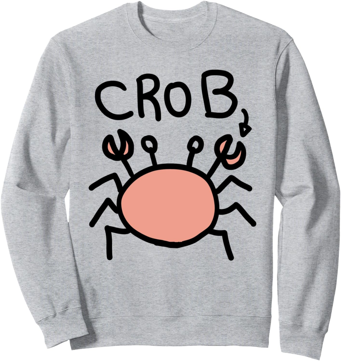 

Забавные мемы про крабов: орфографические ошибки, случайная чепуха, странные глупости. Толстовка Funny Random Nonsense Gifts, серый