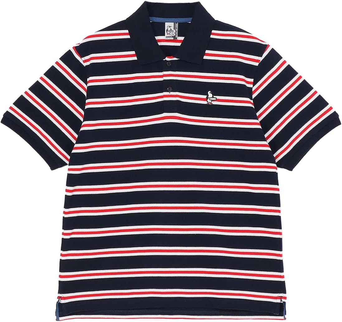 

Рубашка-поло Chums Booby Border, темно-синий/красный