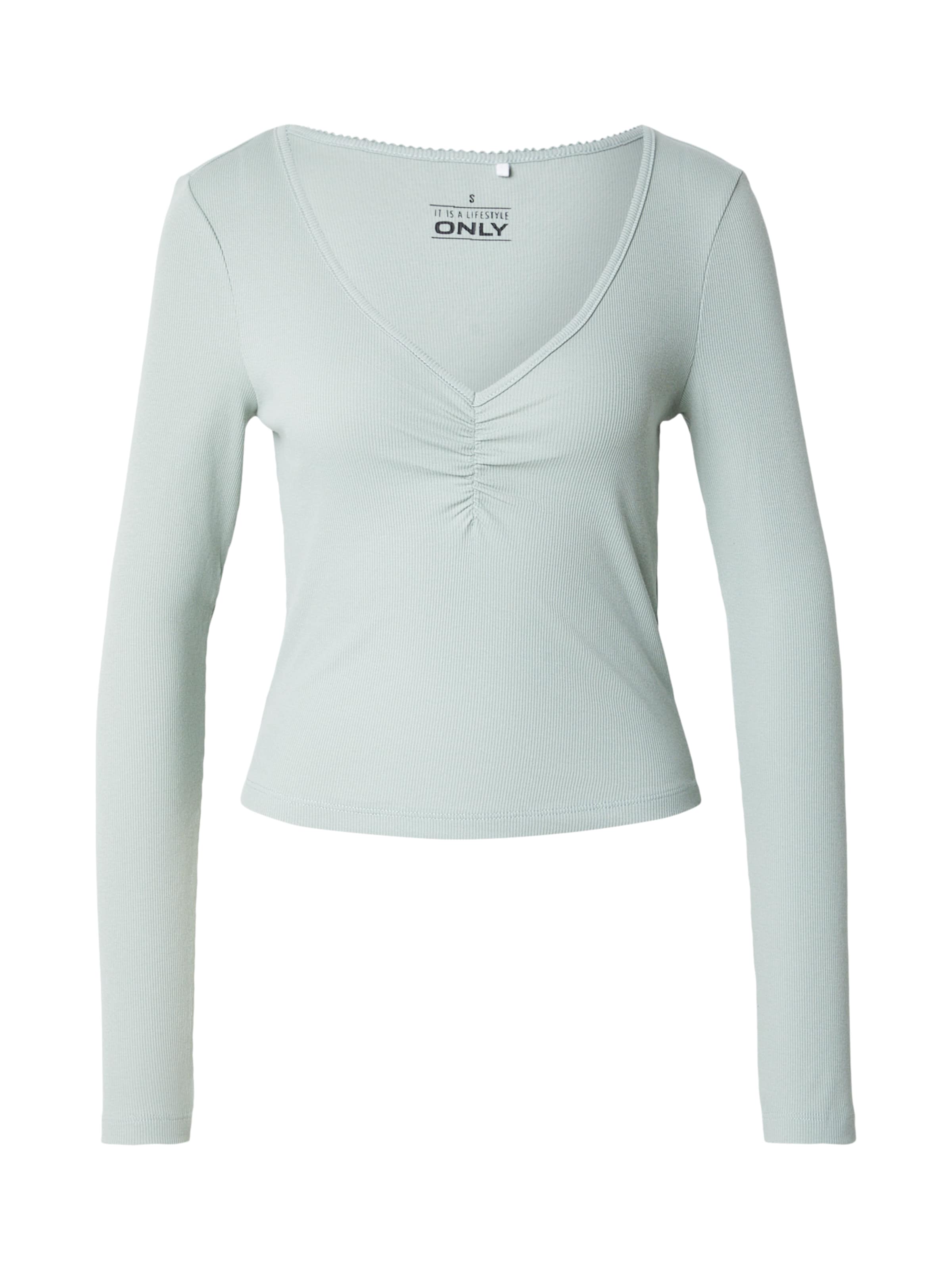 

ONLY Лонгслив 'ONLBetty' в пастельно-зеленом цвете