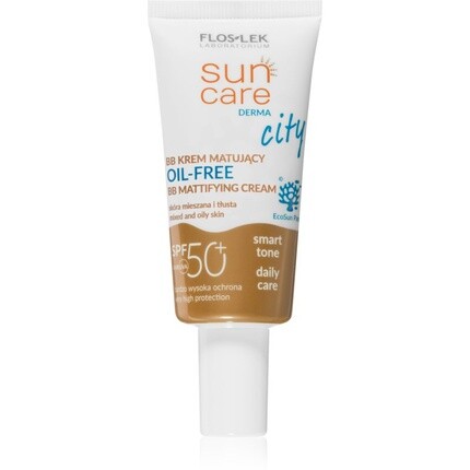 FLOSLEK Sun Care Derma City Матирующий BB-крем SPF50 30 мл