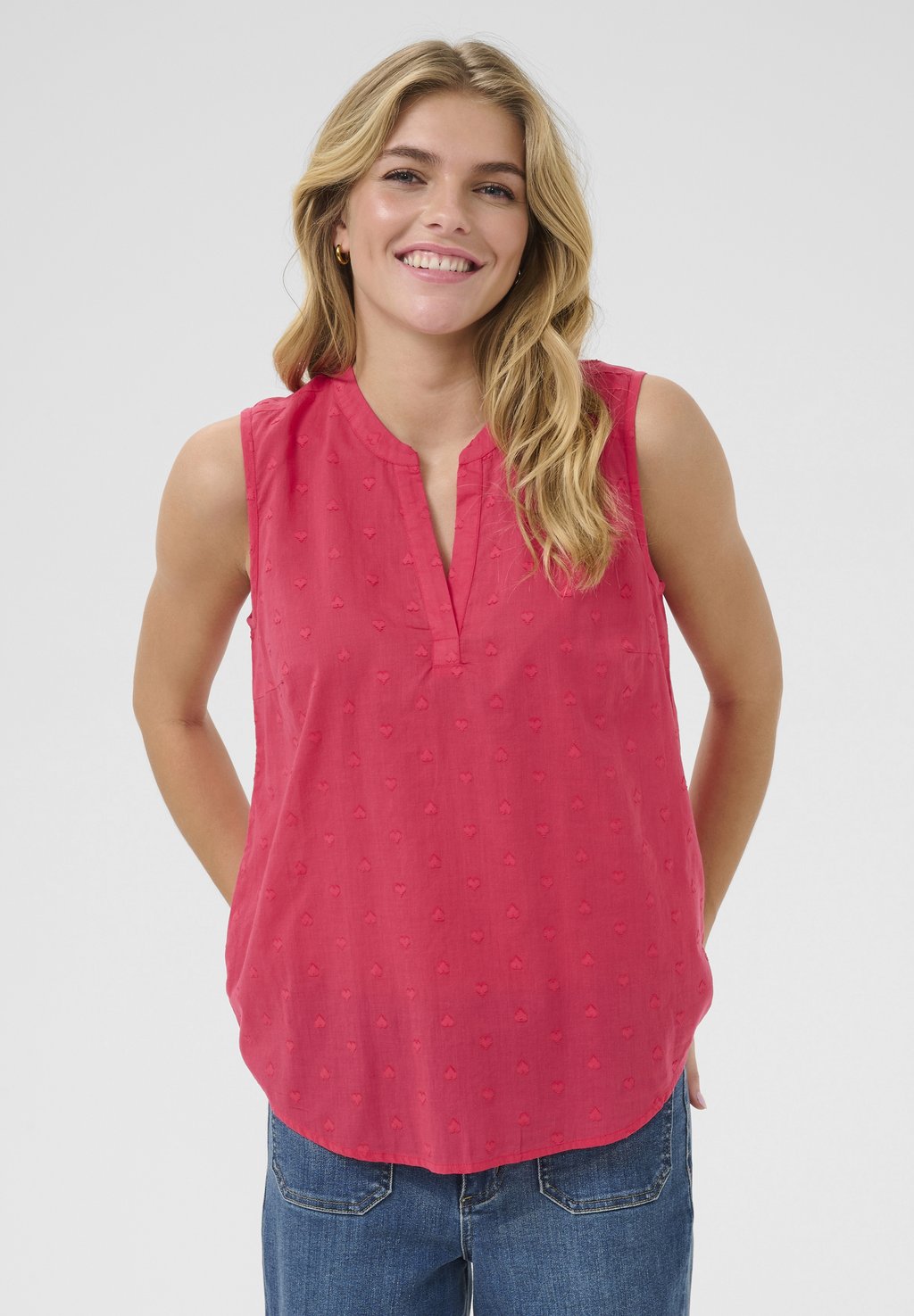 

Топ KAJOLIA SLEEVELESS - Blouse Kaffe, красный