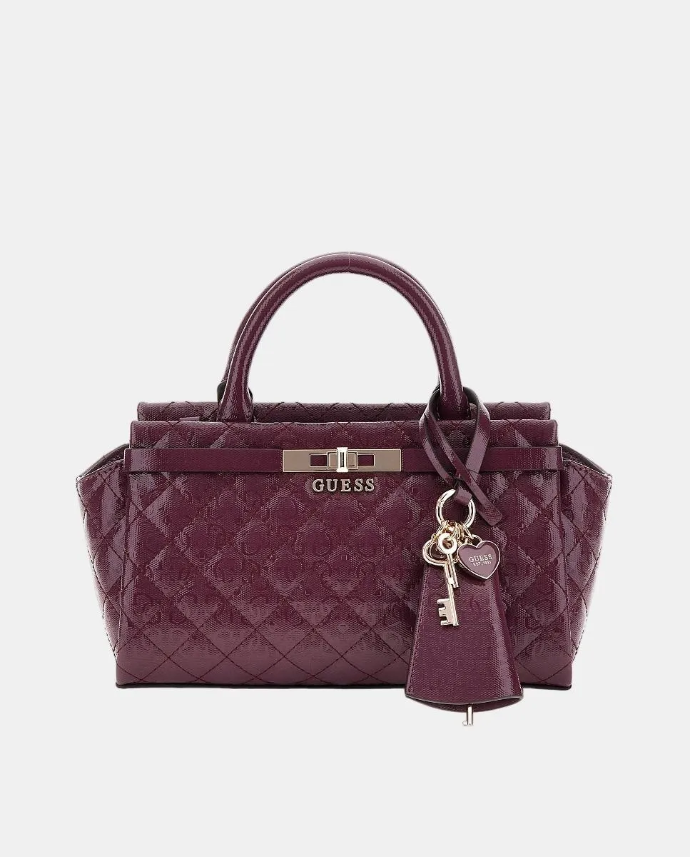 

Маленькая сумка на руку с застежкой-молнией Guess, бордовый