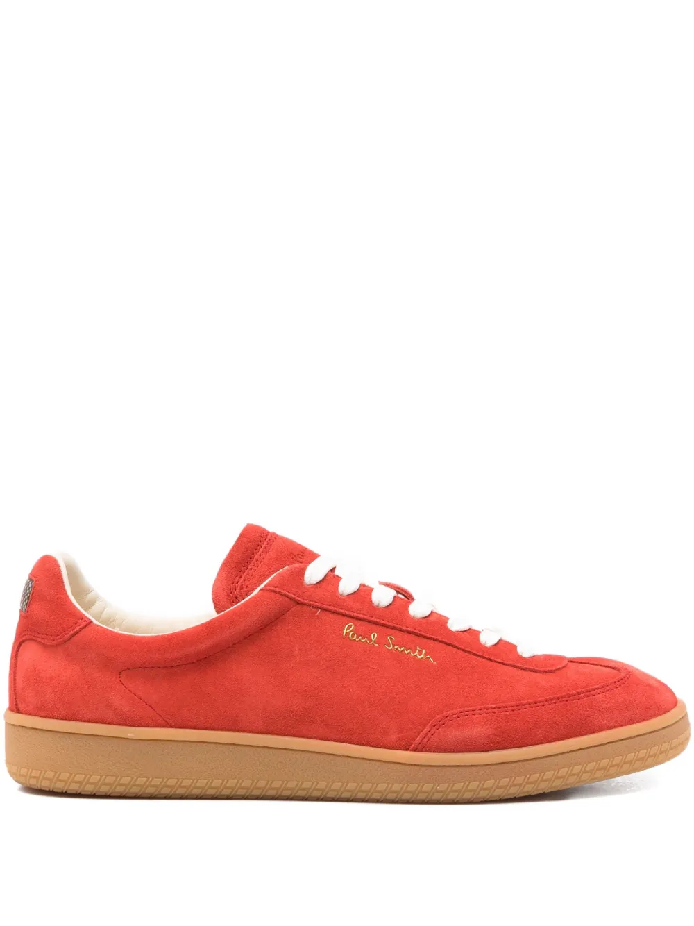 

Кеды на шнуровке Paul Smith, красный