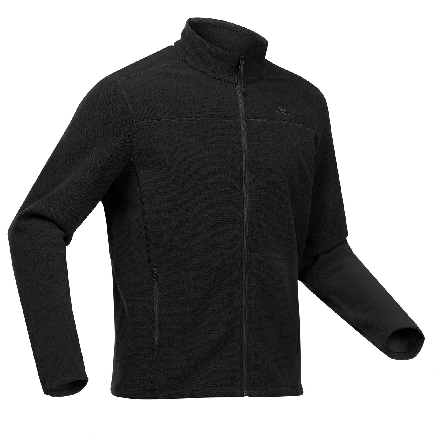 

Флисовая куртка Decathlon для походов — Mh120 Quechua, черный