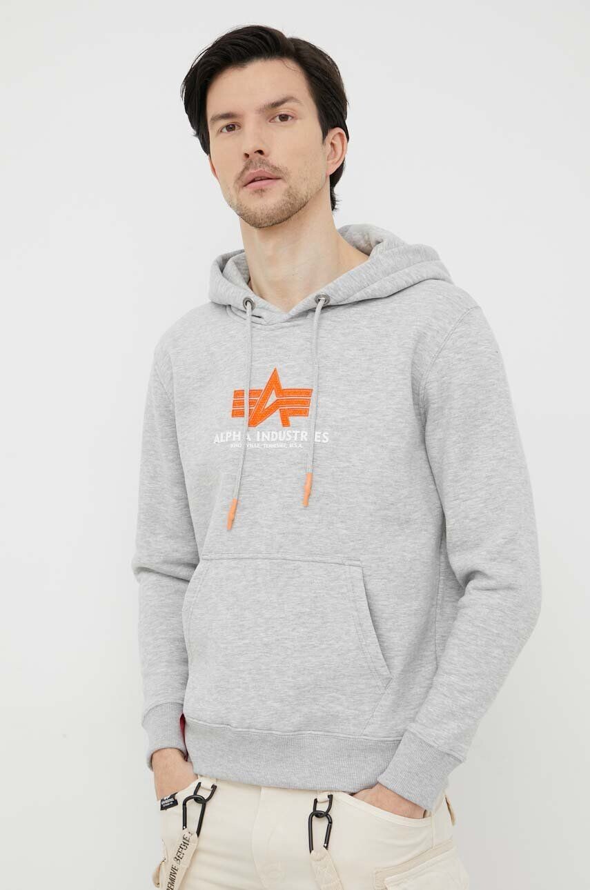 

Толстовка Alpha Industries, серый