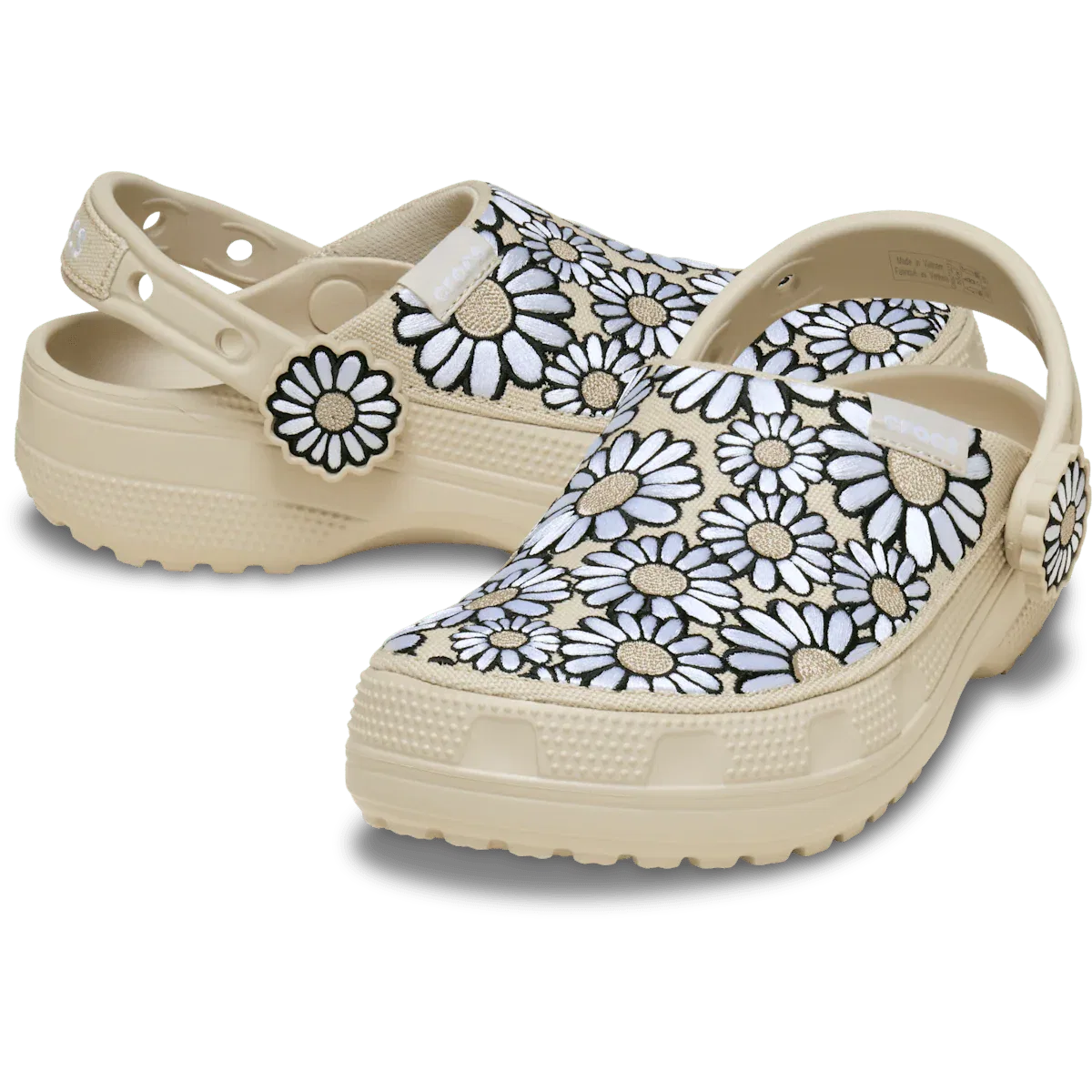 Свадебные сабо Daisy Crocs, сиреневый — фото 2