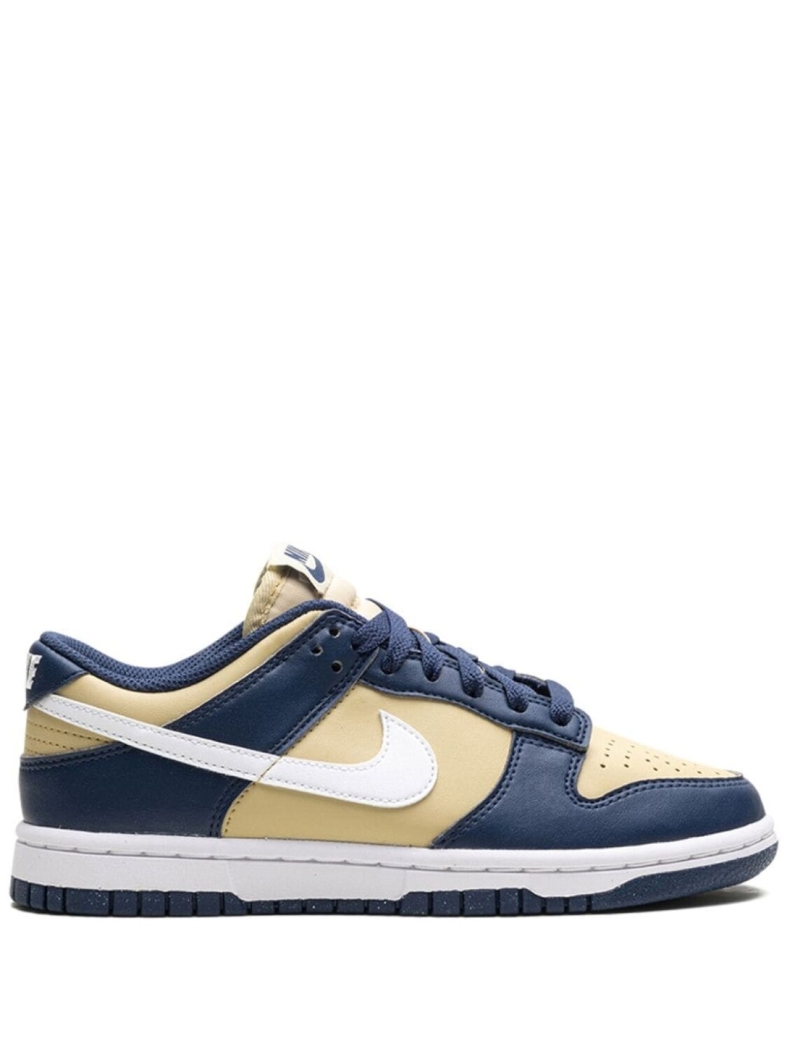 

Кроссовки Dunk Low Next Nature 'Midnight Navy/Gold' Nike, бежевый