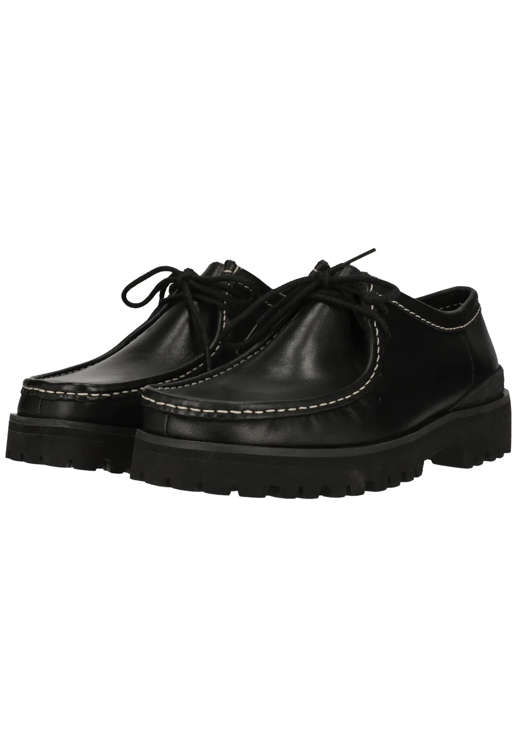 Снуршузы Wallabee Yukoner из кожи, Clarks, черная кожа