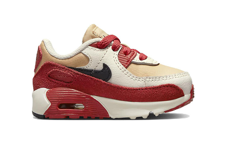 

Кроссовки Nike Air Max 90, красный/белый/бежевый
