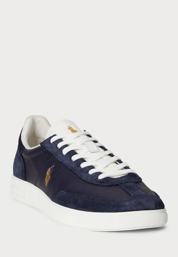 Кроссовки bedford из кожи и замши Polo Ralph Lauren, Hunter Navy/Deckwash White — фото 2
