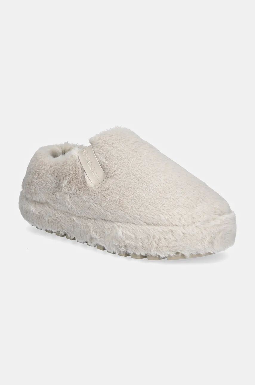 

Тапочки Calvin Klein Jeans HOME ANKE SLIPPER WN FUR, бежевый