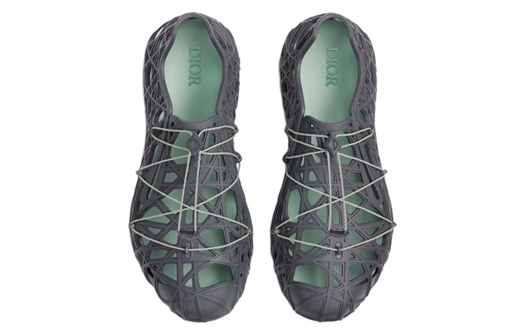Сандалии DIOR Warp Sandal Anthracite Gray Cosmo Rubber 3SA124ZUK_H866 — фото 4