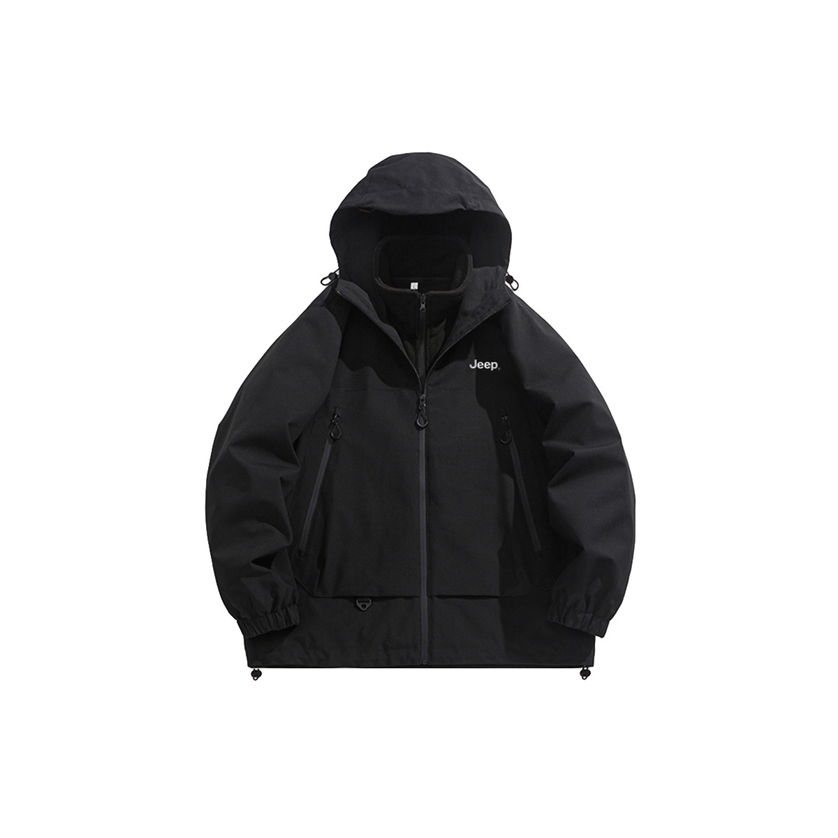 

Jeep Куртка для активного отдыха унисекс, Obsidian Black[Single Jacket+Fleece Liner]