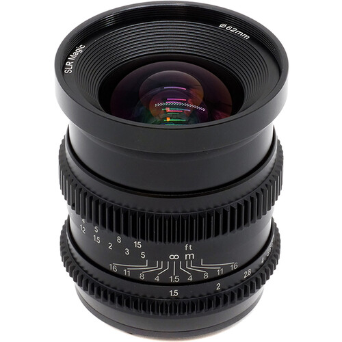 

Широкоугольный объектив SLR Magic Cine 21mm f/1.5 (крепление E)