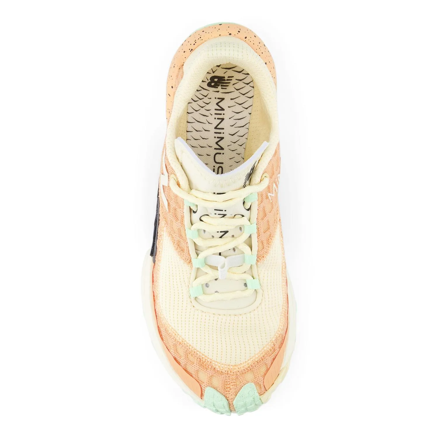 Женские минималистичные кроссовки для трейлраннинга Minimus Trail New Balance, Dried Orange/Lab Green/Calcium — фото 4