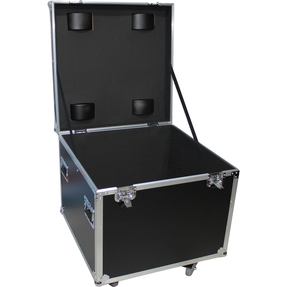 

Прочный кейс ProX для хозяйственных нужд с 4-дюймовыми колесами (черный)