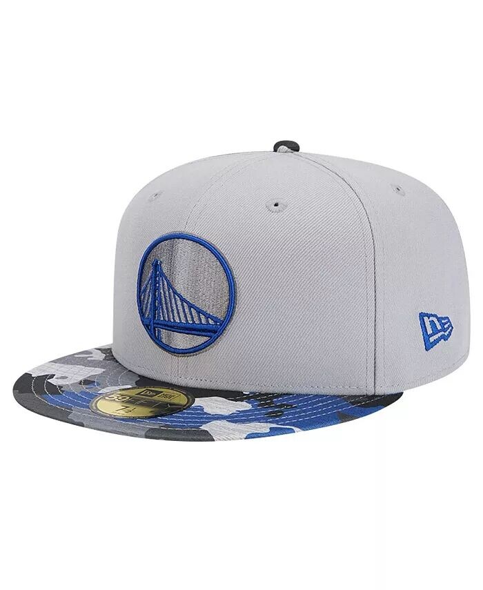 

Мужская серая кепка Golden State Warriors Active Color Camo Visor 59fifty Fitted New Era